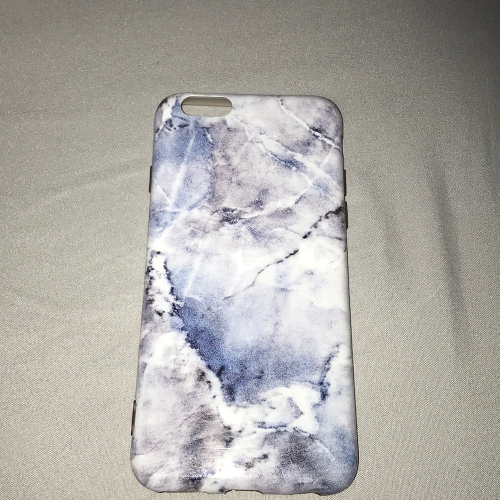 Blue, White, and Grey Marble Phone Case!
